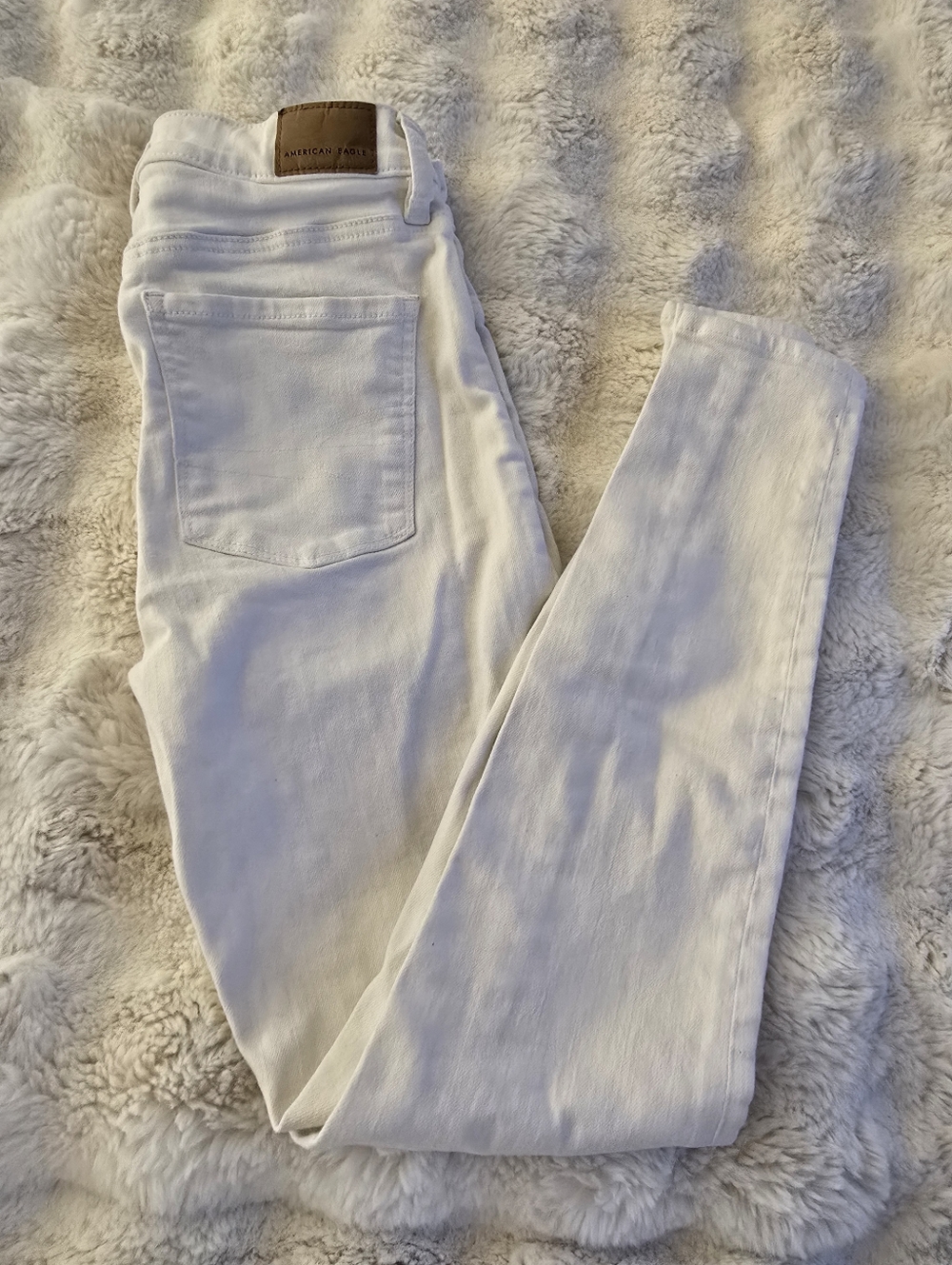 American Eagle Outfitters White High-Rise Jeggings - Picture 5 of 10